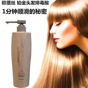 解鎖秀發純凈之美 歐蓓絲鉑金排毒酸護發素，深徹凈化，鎖色強韌